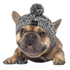 Autumn Winter Pet Hats Pet Puppy Warm Fluffy Ball  Knitted Hat Windproof Knitting Cap For Small Medium Dogs Pet Supplies