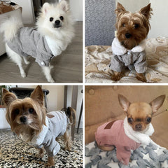 Autumn Winter Pet Dog Clothes For Small Medium Dogs Warm Coat Jacket Thicken Fleece Coat Chihuahua Yorkies Clothes Pets Clothing