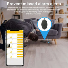 Oval shape Mini GPS Smart Tracker Locator Anti-Lost Device ，for Pets Kids Bags  Luggage Key，with Tracking Functionality