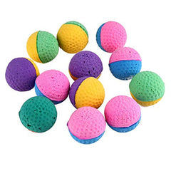 10pcs Pet Toys Latex Ball Cat Toy Foam Ball Kitten Frolic Cat Ball Toy cat toy ball interactive scratching chaser