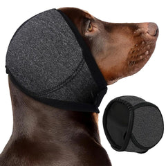 Winter Warm Dog Ear Muffs Noise Protection Elastic Hoodie Waterproof Dog Ear Protection for Grooming Bathing Drying Swimming