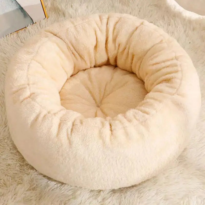 Round Softness Pet Bed Bed Household Washable Pet Products Thick Warm Soft Dog Bed Sofa Cushion Winter Dog Cat Accessories Decor