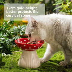 Cat Bowl Protection Cervical Spine Anti-overturning Pet Supplies Rice Cat Food Bowl Water Bowl Cat Food