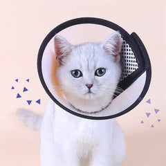 Pet Protective Collar Dog Neck Cone Recovery Hood For Anti-Bite Lick Surgery Wound Healing Cat Health Medical Circle Water Proof