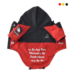 Pet Dog Waterproof Coat The Dog Face Pet Clothes Outdoor Jacket Dog Raincoat Reflective Clothes for Small Medium Large Dogs