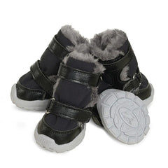 Winter Pet Dog Boots Warm Plush Dog Shoes Non Slip Waterproof Small Dogs Shoes Chihuahua Yorkie Teddy Shoes