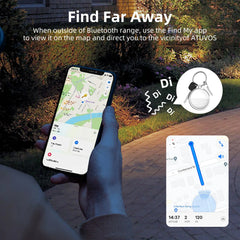 Mini Gps Tracker for Ios System Find My App Airtag Smart Bluetooth Locator Child Finder Bag Anti-Loss Collar with Tracker