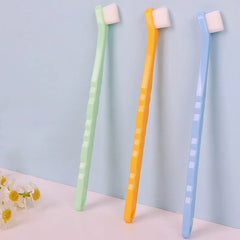 Dog Toothbrush Soft Hair Pet Toothbrush Oral Care Dog Teeth Cleaning Comfortable Handle Toothbrushes for Cat Clean Pet Supplies