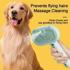 Pet Clean Steam Spray Dog Grooming Brush Unique Steam Brush For Dogs Luxury Grooming Brush Dog Steam Brush C