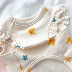 Cat Dog Tank Top Small Medium Breed Sleeveless S/M/L/XL Machine Washable Two Legs Puppy Kitten Clothes Fall Spring