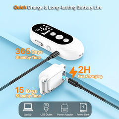 3300ft Pet Dog Training Collar with IP67 Waterproof Shock Vibration Sound Functions for Behavior Correction Remote controlled